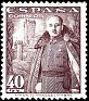 Spain 1948 Franco 40 CTS Brown Edifil 1027